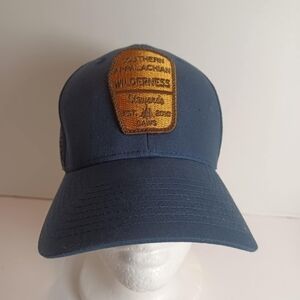 Southern Appalachian Wilderness Hat Cap Snapback Mesh‎ Blue Patch One Size